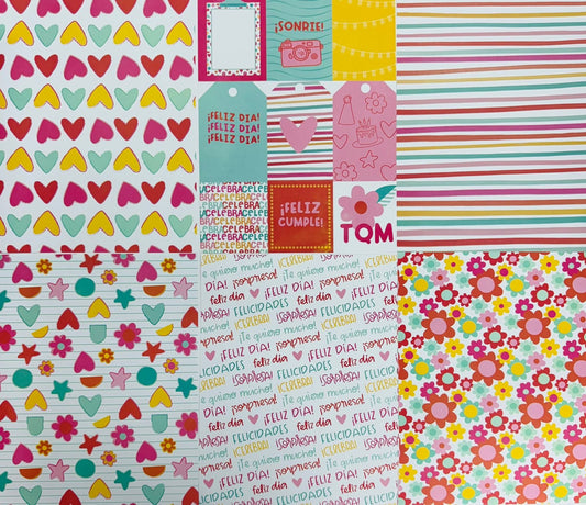 Hoja Decorada - Celebra