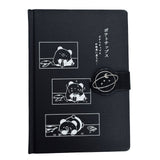 Libreta Para Escritura Hoja Negra Gato