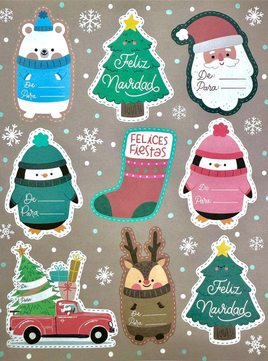 Hoja Decorada - Temporada Navidad #2