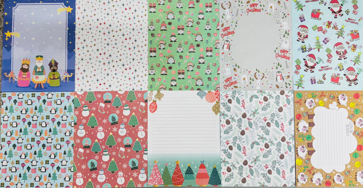 Hoja Decorada - Temporada Navidad #1