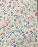 Hoja Decorada - Amor & Hechizos