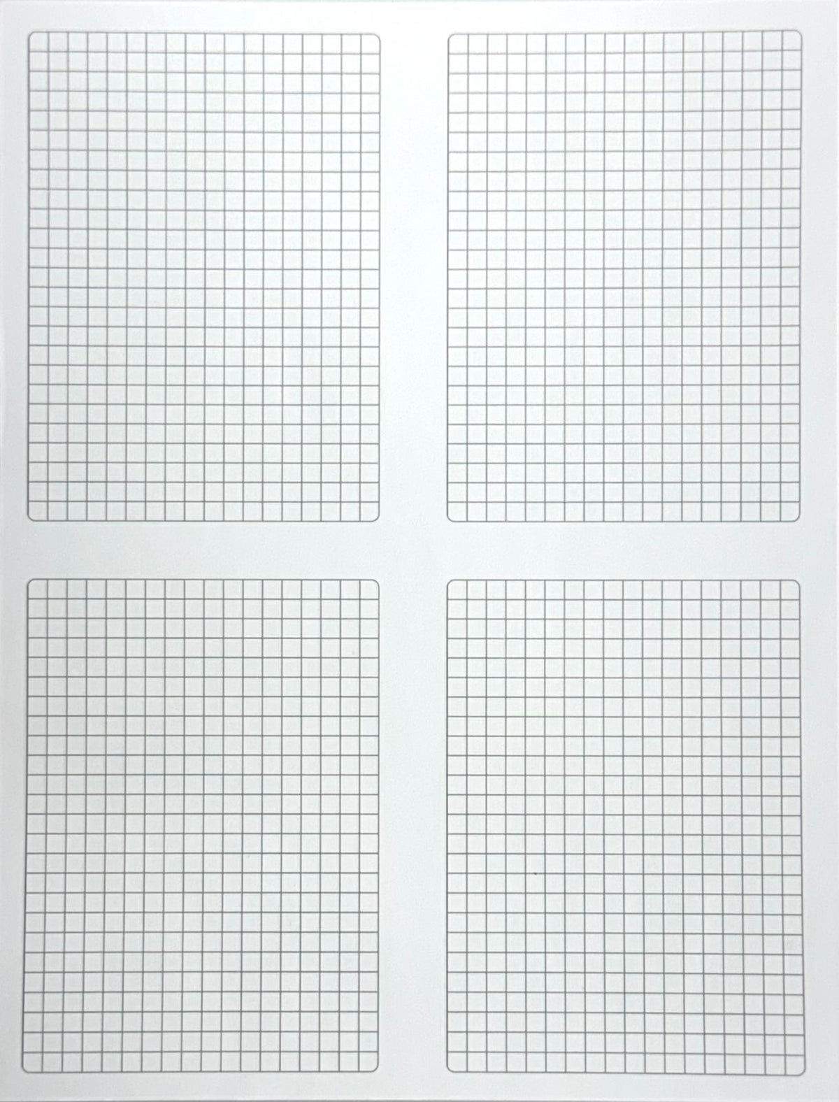 Hoja impresa 1/4 de Carta