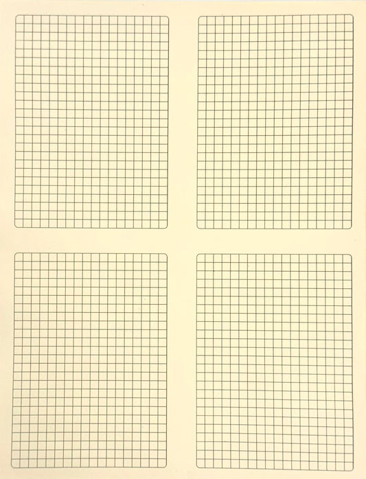 Hoja impresa 1/4 de Carta