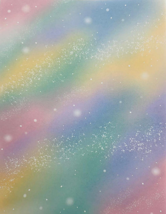 Hoja Decorada - Luz de Luna